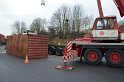 LKW umgestuerzt Niehler Hafen P178